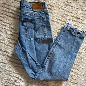 Levi's Wedgie Fit Premium Blue Denim Jeans